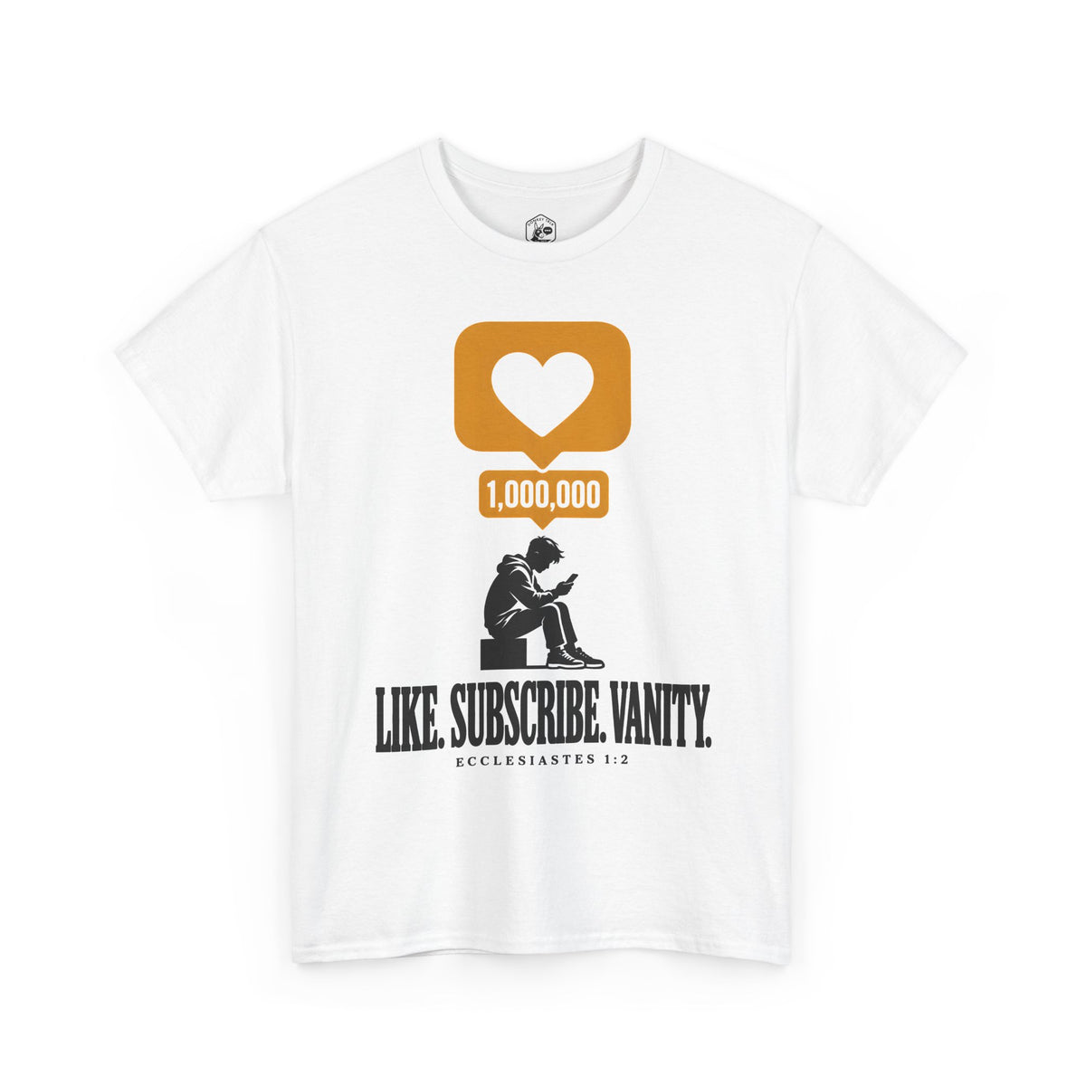 Like. Subscribe. Vanity. T-shirt – Donkey Talk graphic tee