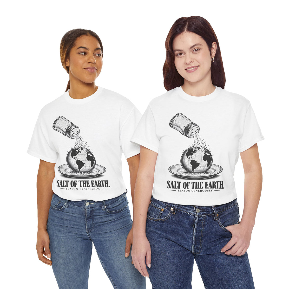 Salt of the Earth Season Generously T-shirt – Donkey Talk graphic tee