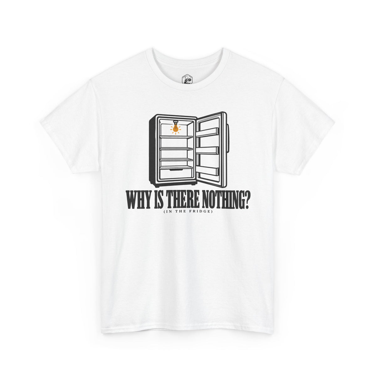 Why Is There Nothing in the Fridge T-shirt – Donkey Talk graphic tee