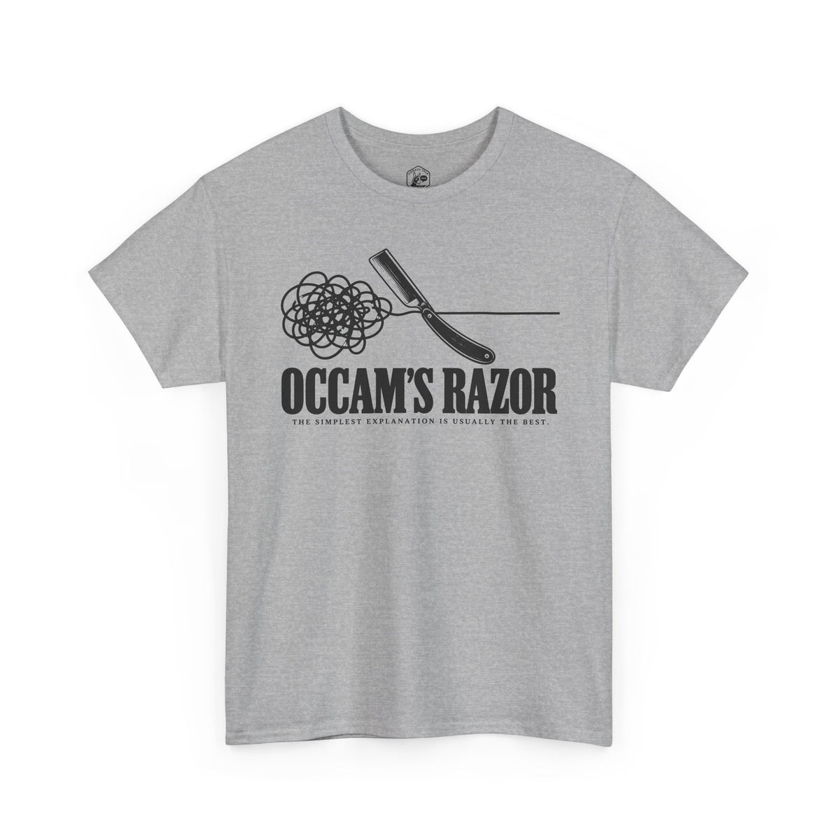 Occam's Razor Tangle T-shirt – Donkey Talk graphic tee