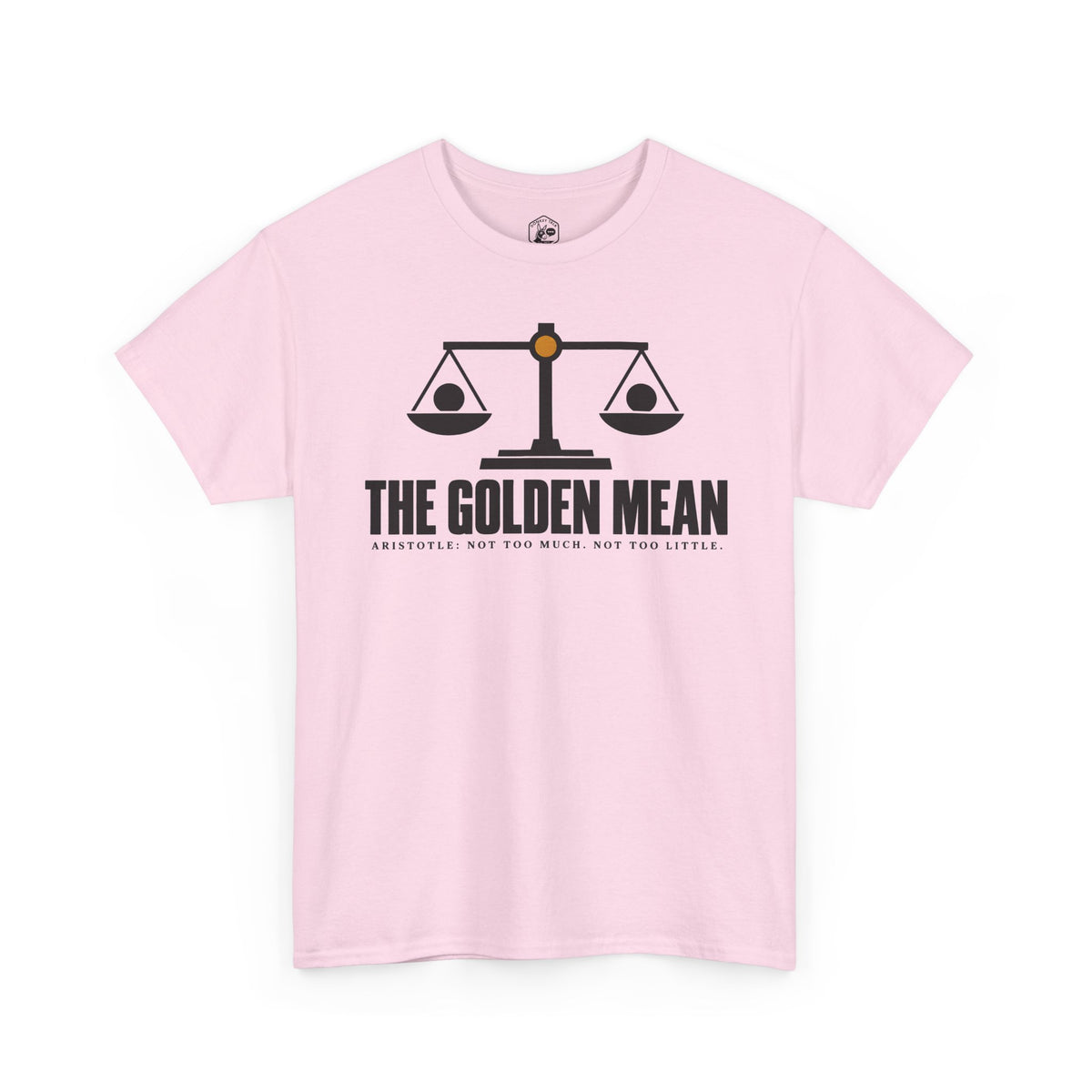 The Golden Mean Aristotle T-shirt – Donkey Talk graphic tee