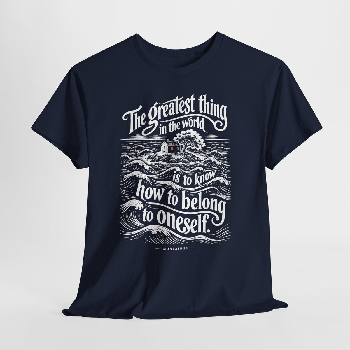 Montaigne Island Belong to Oneself T-shirt – Donkey Talk graphic tee