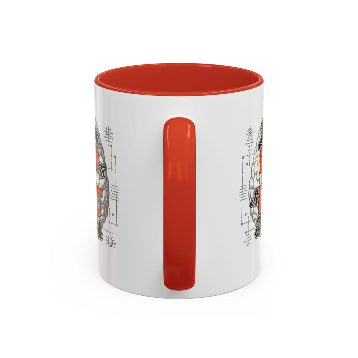 Taza de café con acento: "Aprende a pensar, no qué pensar", taza con frase inspiradora