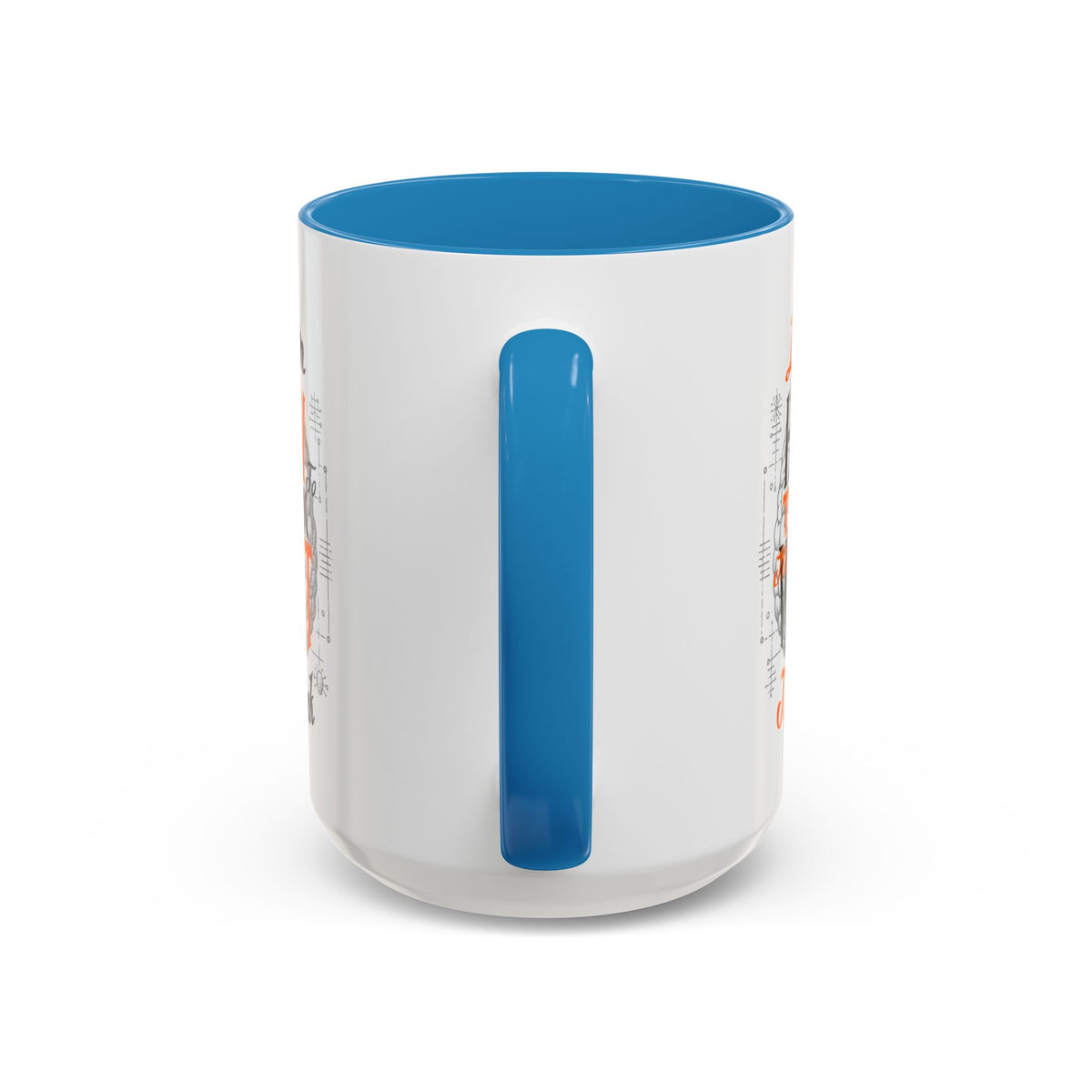 Accent Coffee Mug - "Learn How to Think, Not What to Think" Inspirational Quote Mug