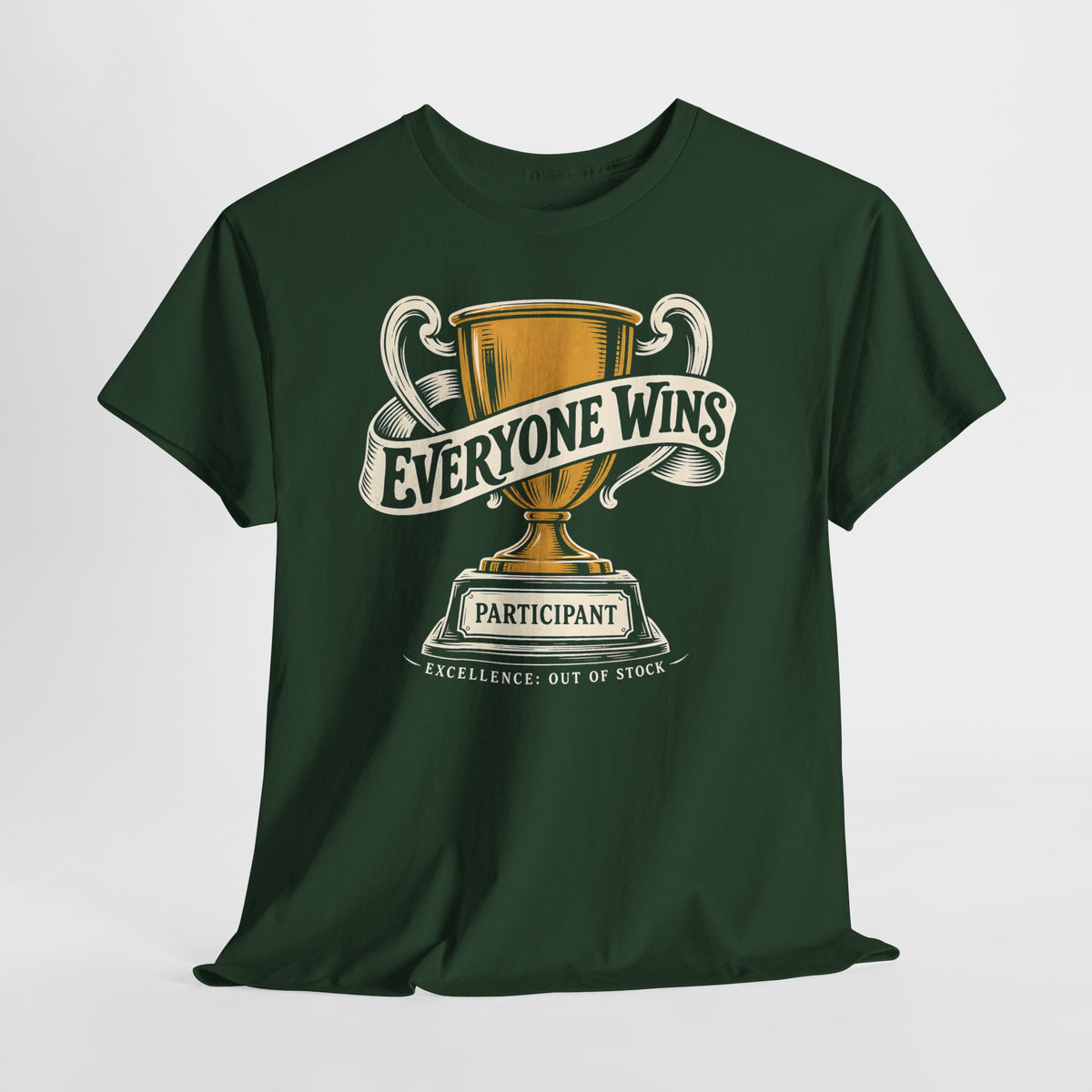 Everyone Wins Participant Trophy T-shirt – Donkey Talk graphic tee