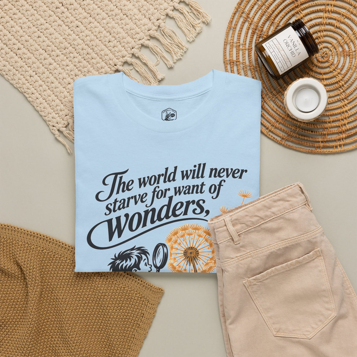 Chesterton Wonder Dandelion T-shirt – Donkey Talk graphic tee