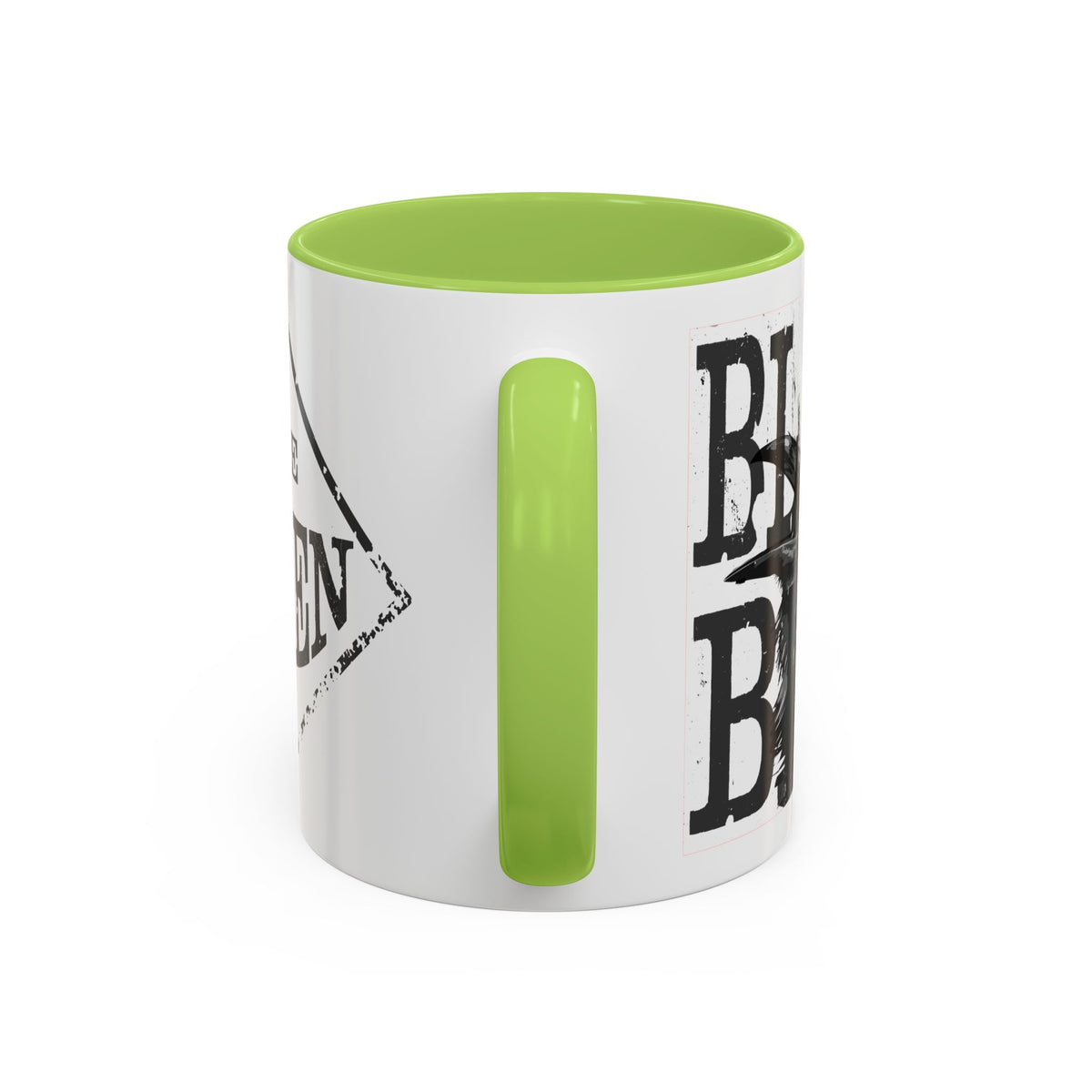 The Raven Accent Coffee Mug — Black-Trim 11/15oz