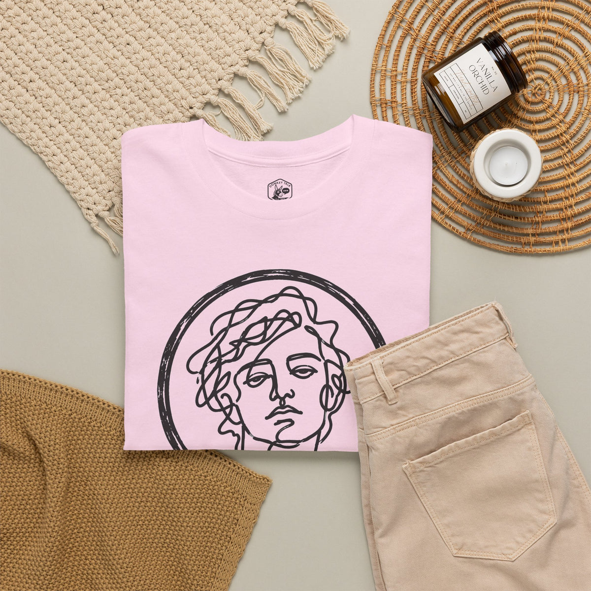 Know Thyself Unfiltered Line Art T-shirt – Donkey Talk graphic tee