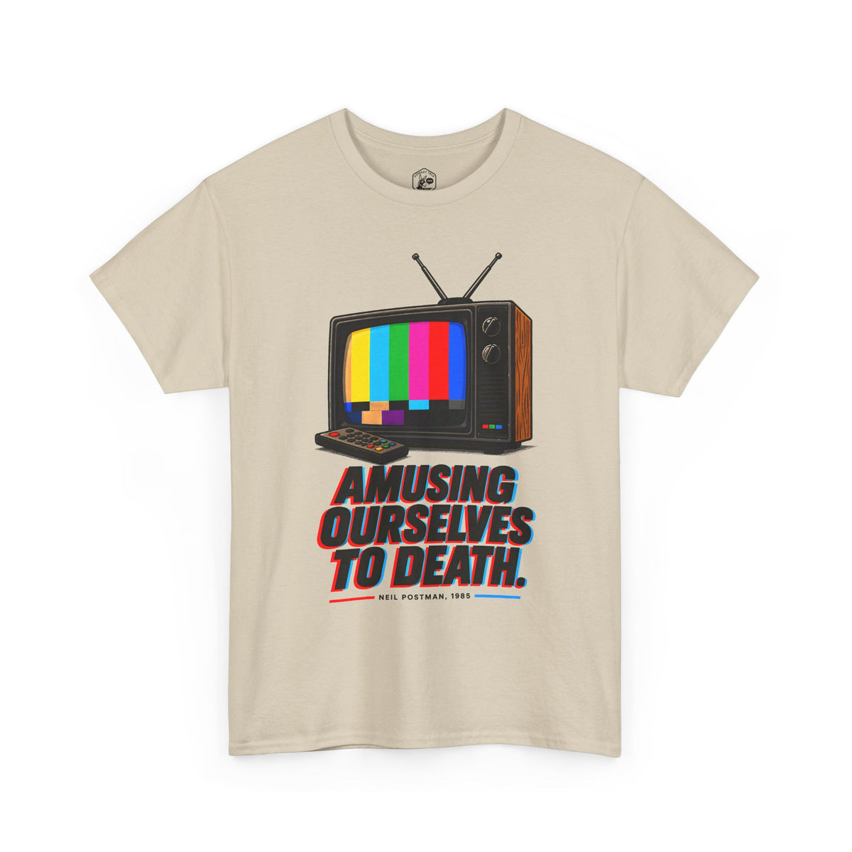 Amusing Ourselves to Death T-shirt – Donkey Talk graphic tee