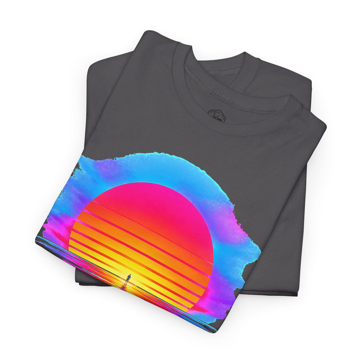 Let There Be Light Chrome Sunrise T-shirt – Donkey Talk graphic tee