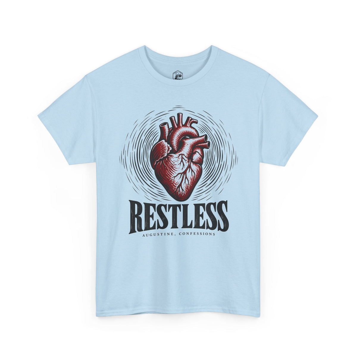 Restless Heart Augustine T-shirt – Donkey Talk graphic tee