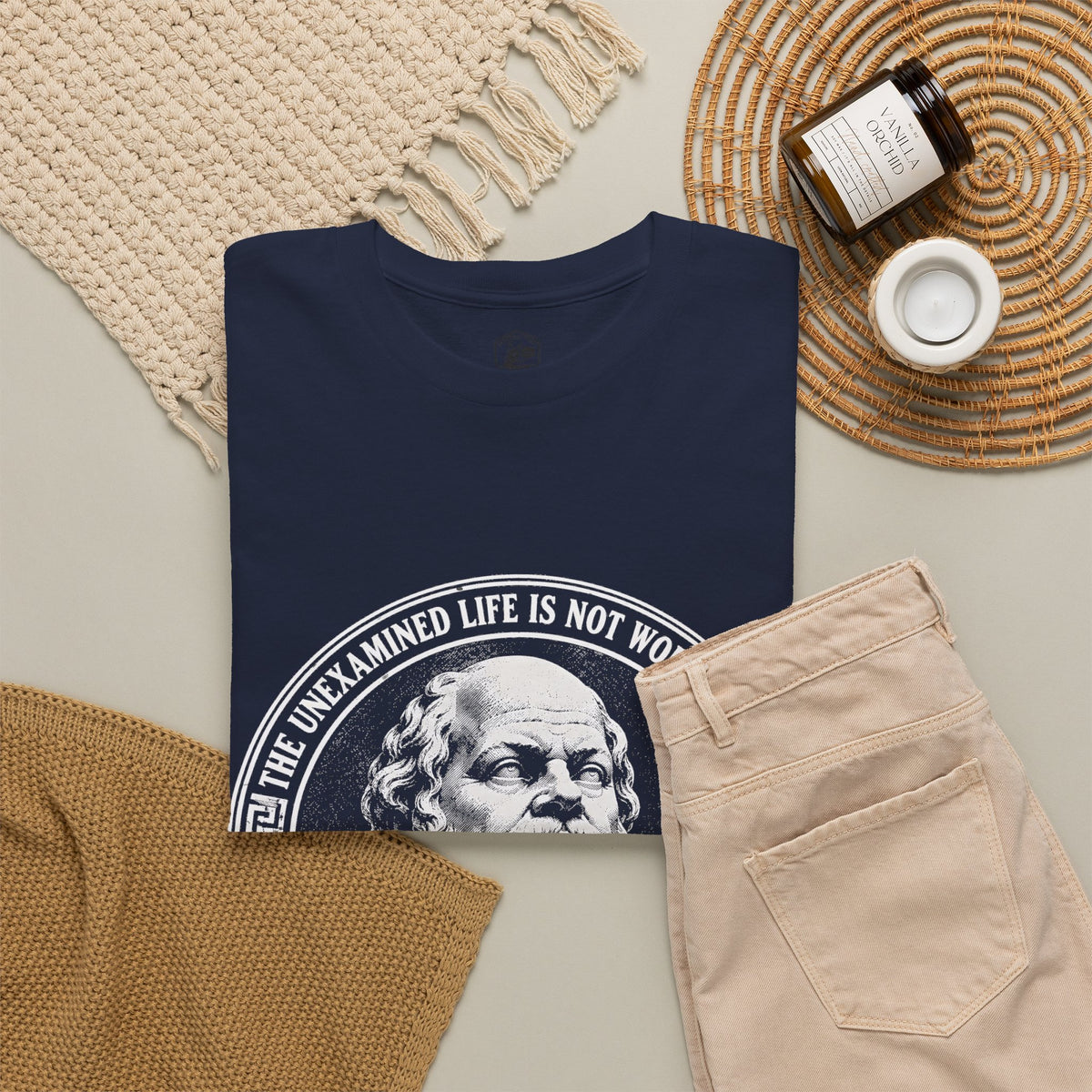 The Unexamined Life Is Not Worth Living T-Shirt | Socrates Philosophy Tee