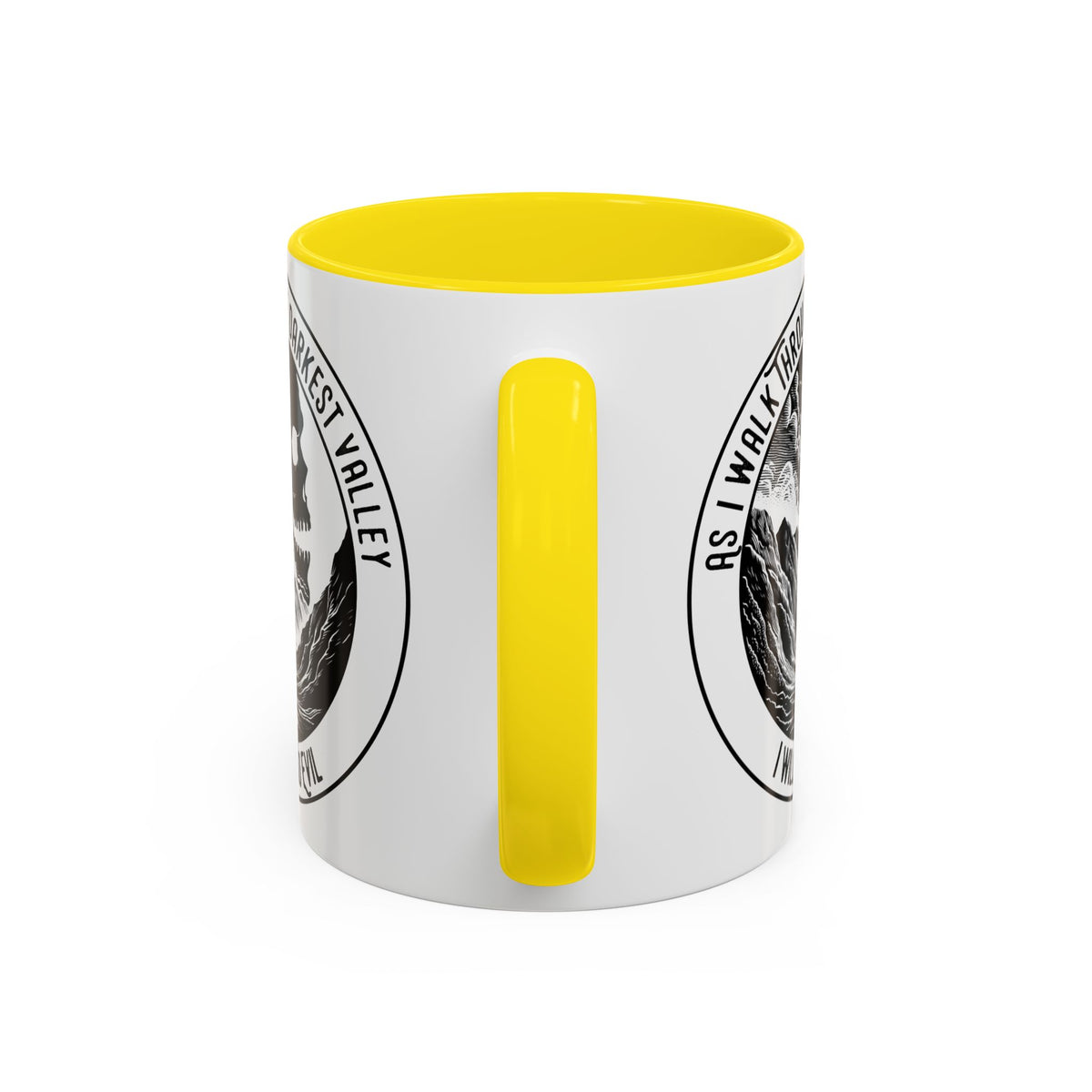 Skull Valley Fear No Evil coffee mug – Donkey Talk ceramic mug