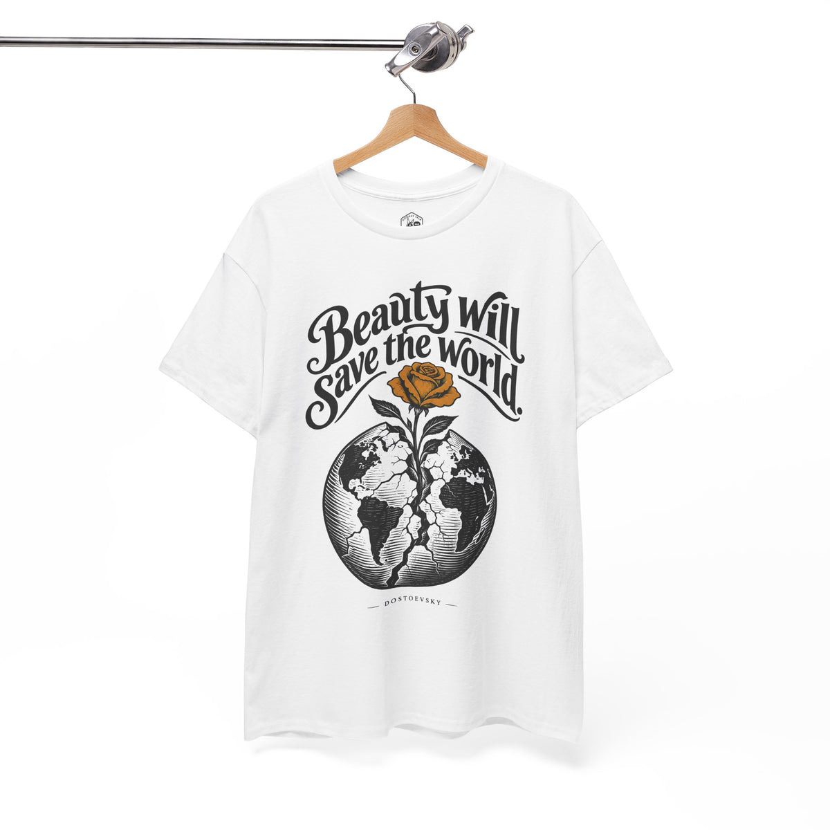 Beauty Will Save the World T-shirt – Donkey Talk graphic tee