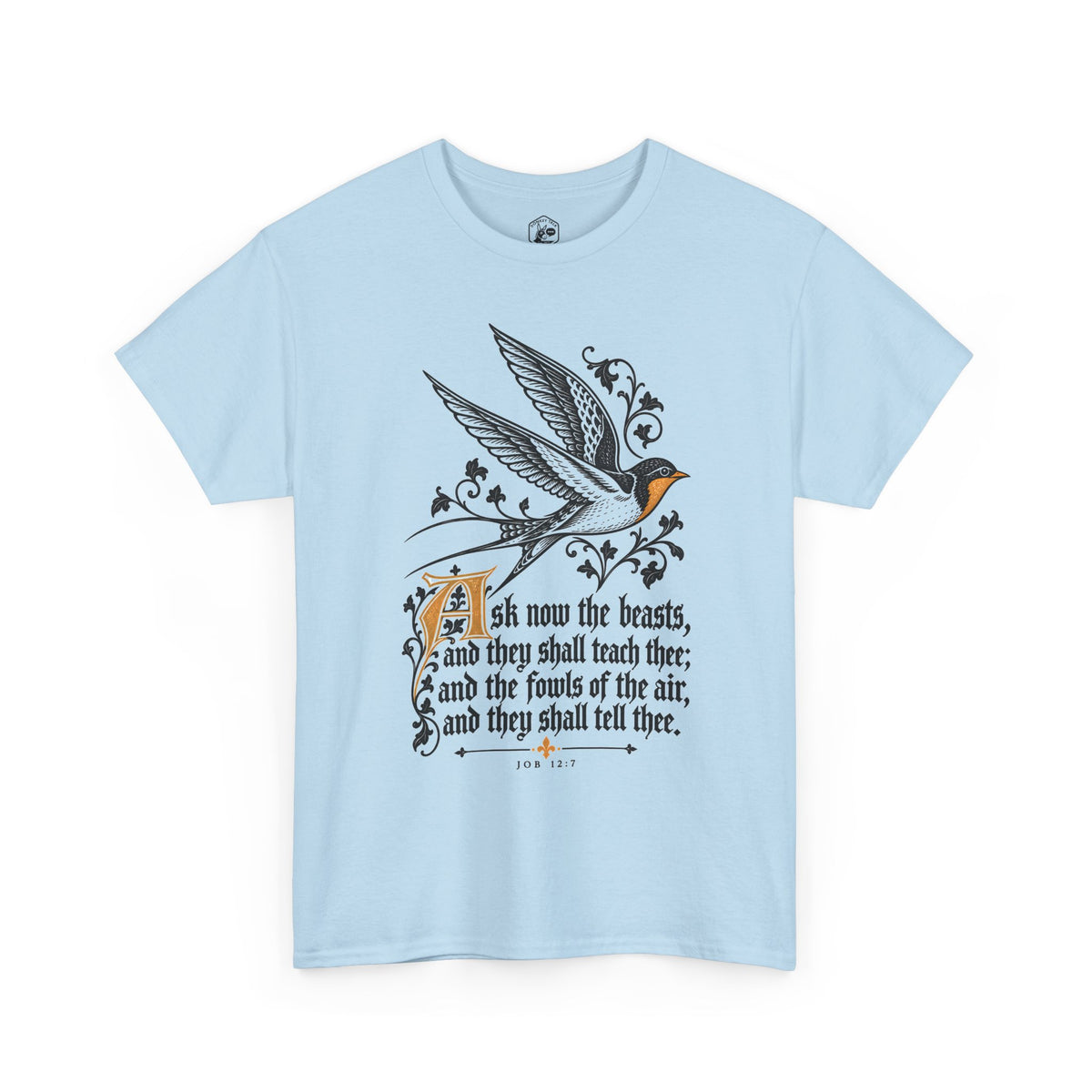 Swallow Bestiary T-shirt – Donkey Talk graphic tee