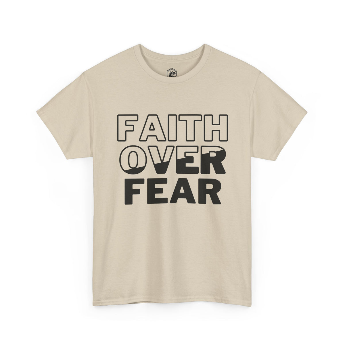 Faith Over Fear Christian graphic tee – Donkey Talk