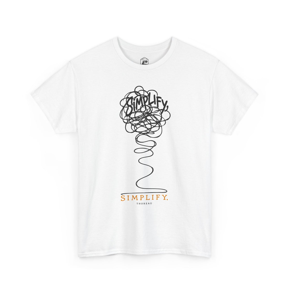 Simplify, Simplify Thoreau T-shirt – Donkey Talk graphic tee