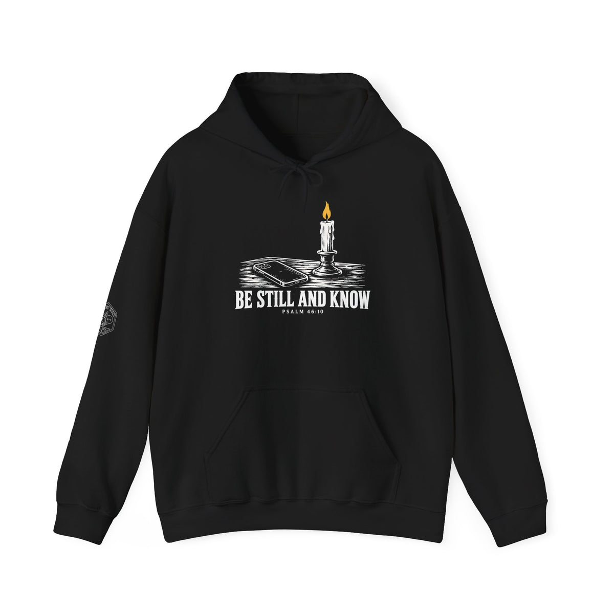 Be Still and Know Hoodie | Psalm 46:10 Christian Graphic Hoodie