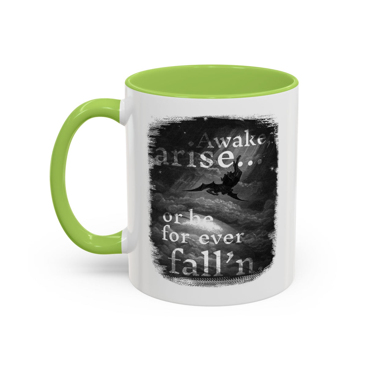 Awake Arise or Be Forever Fall'n gothic coffee mug – Donkey Talk ceramic mug