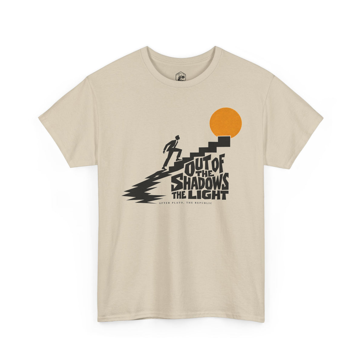 Out of the Shadows Into the Light Plato T-shirt – Donkey Talk graphic tee