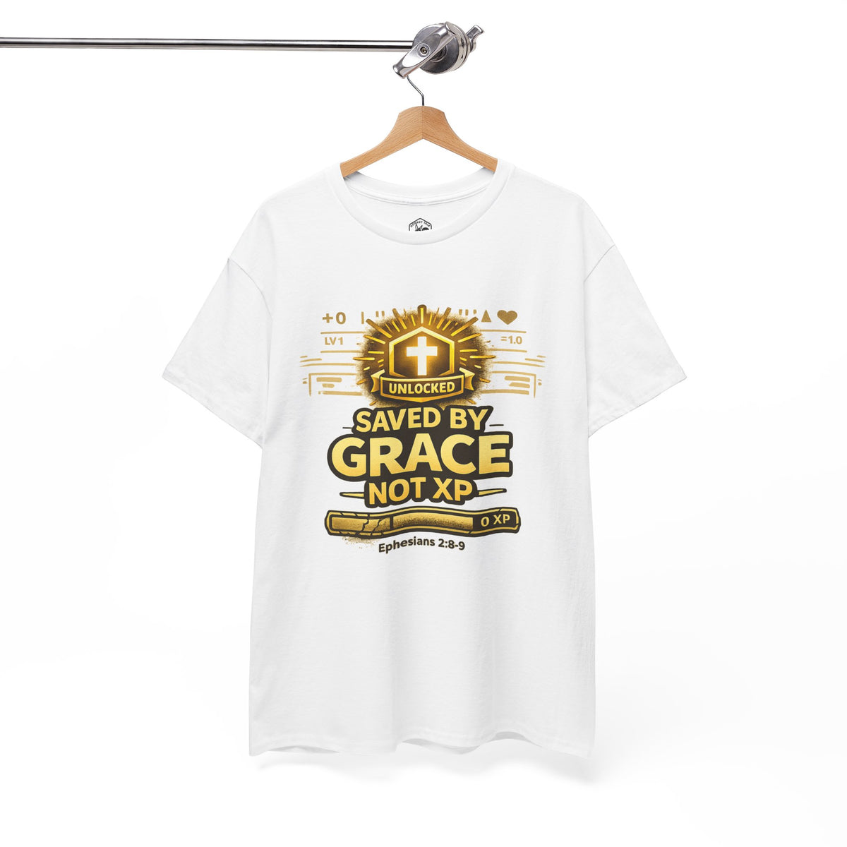 T-shirt « Sauvés par la grâce » | T-shirt de foi chrétienne (Éphésiens 2:8-9)