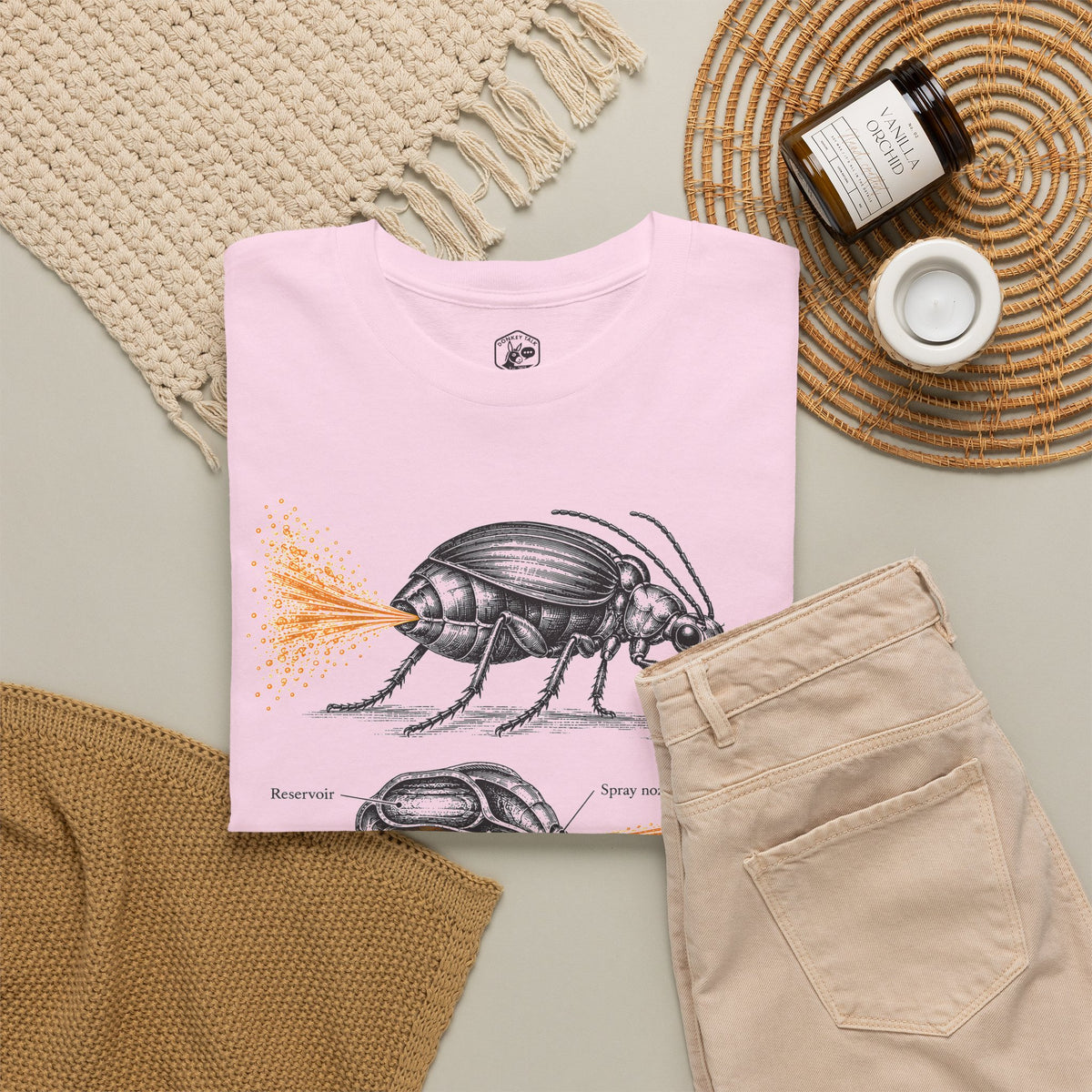 Bombardier Beetle Engraving T-shirt – Donkey Talk graphic tee