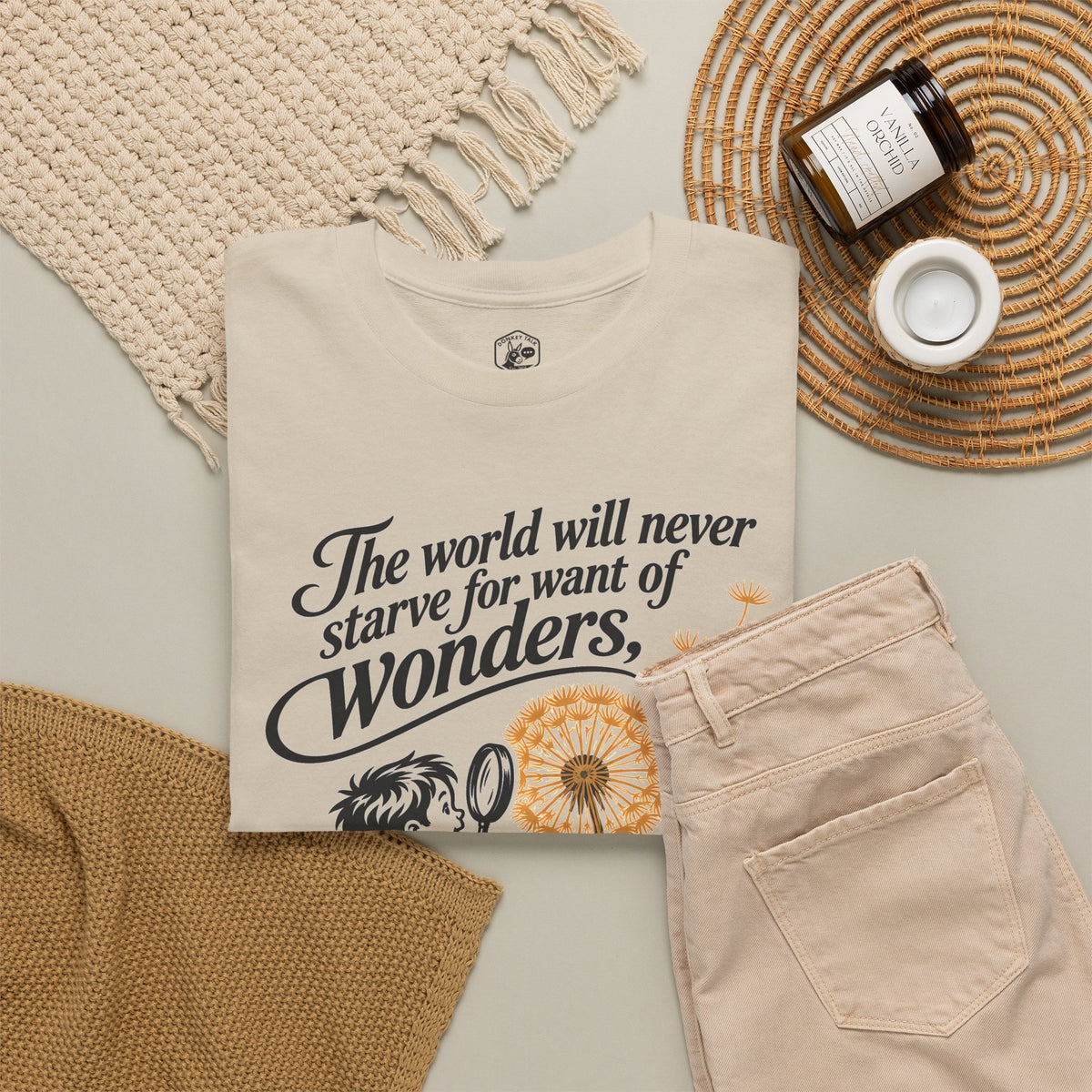 Chesterton Wonder Dandelion T-shirt – Donkey Talk graphic tee