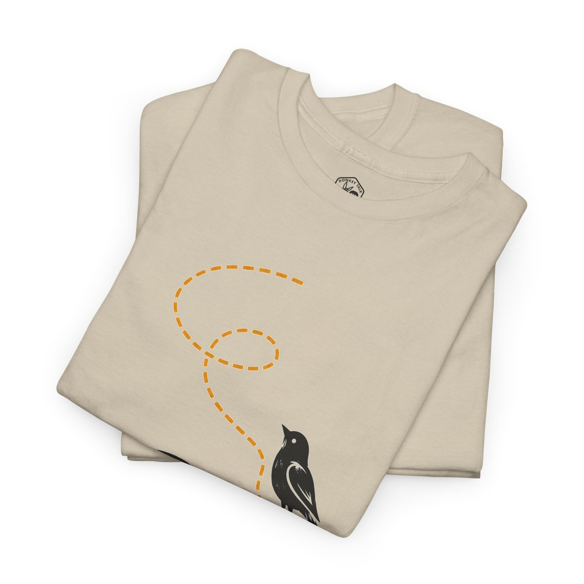 Our Hearts Are Restless Bird in Hand T-shirt – Donkey Talk graphic tee