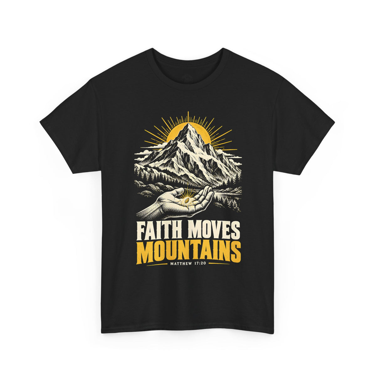 Faith Moves Mountains T-shirt – Donkey Talk graphic tee