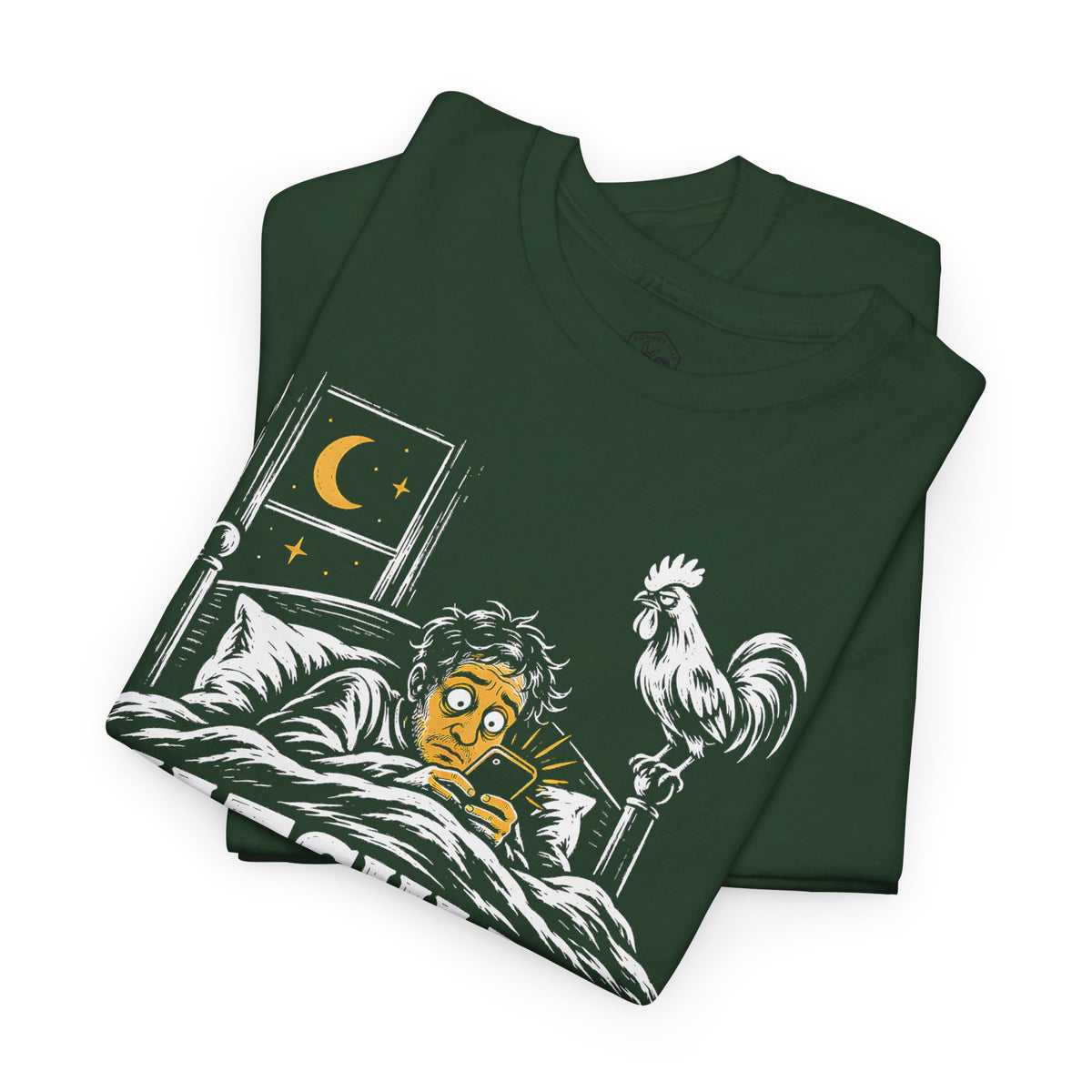 Camiseta "Watchman, Still Scrolling?" | Camiseta cristiana divertida con gráfico de Isaías 21:11