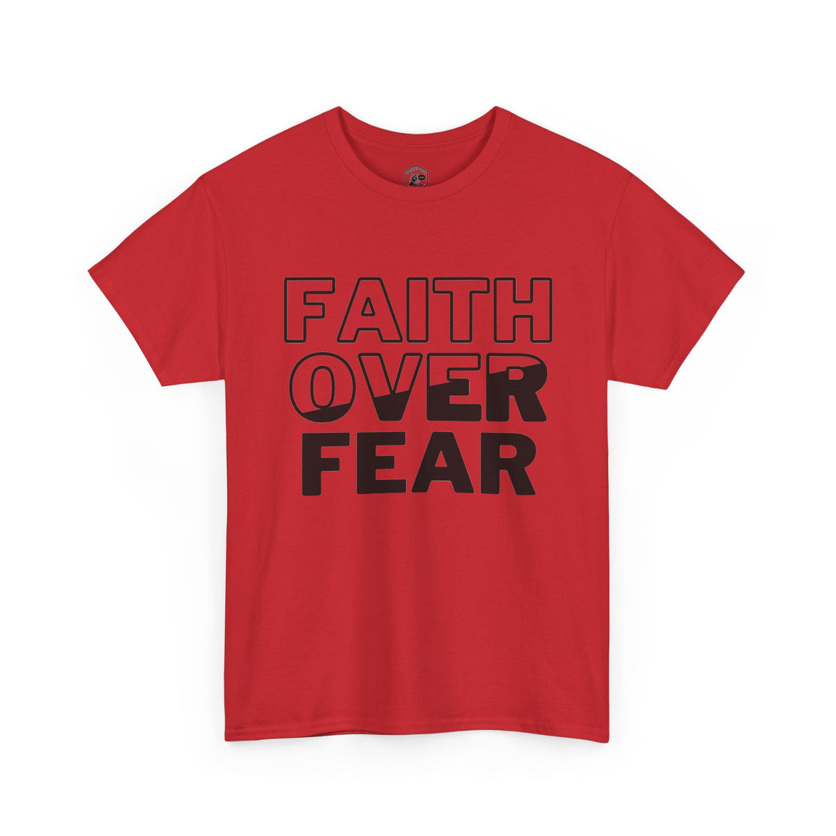 Faith Over Fear Christian graphic tee – Donkey Talk