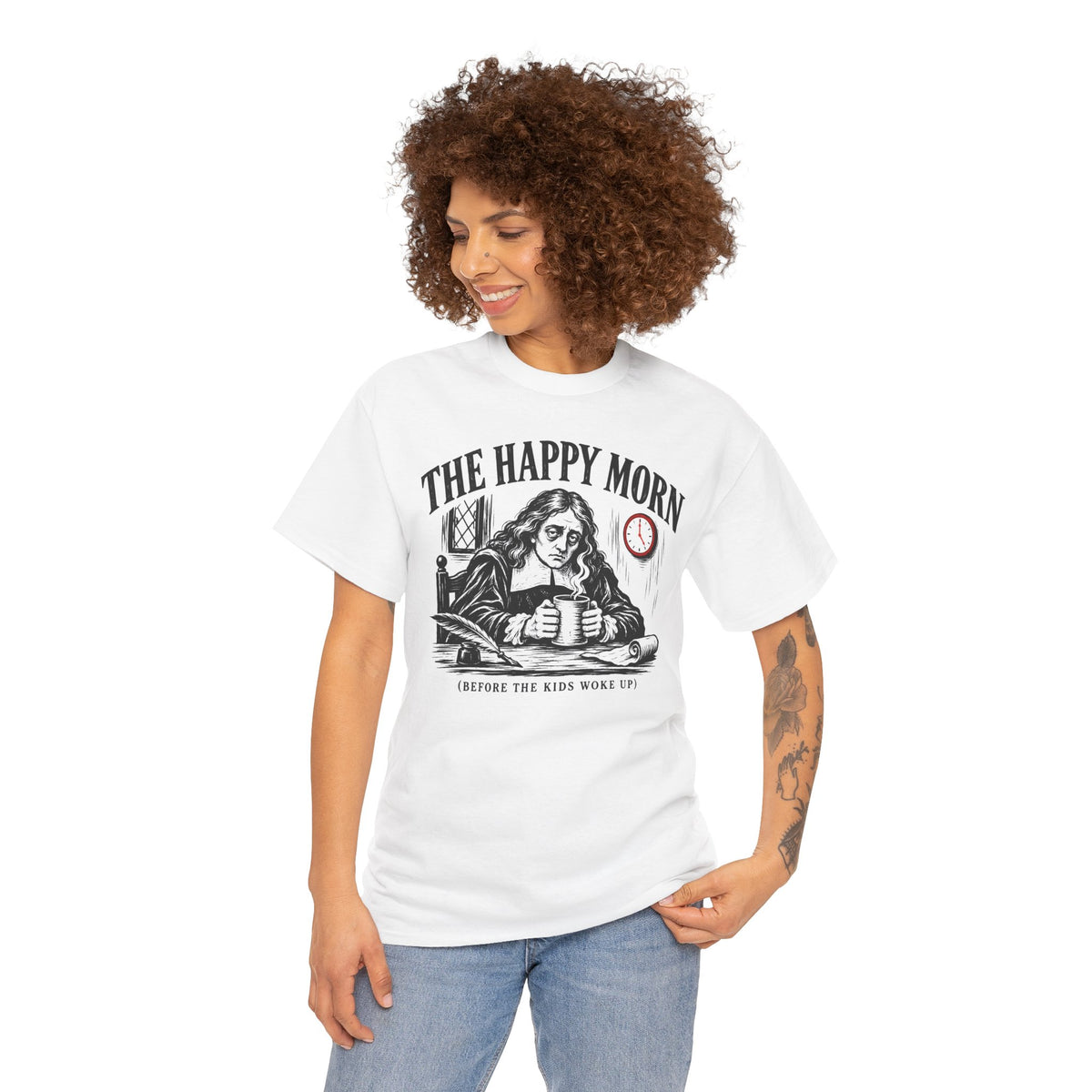 This Is the Happy Morn Before the Kids Woke Up T-shirt – Donkey Talk graphic tee