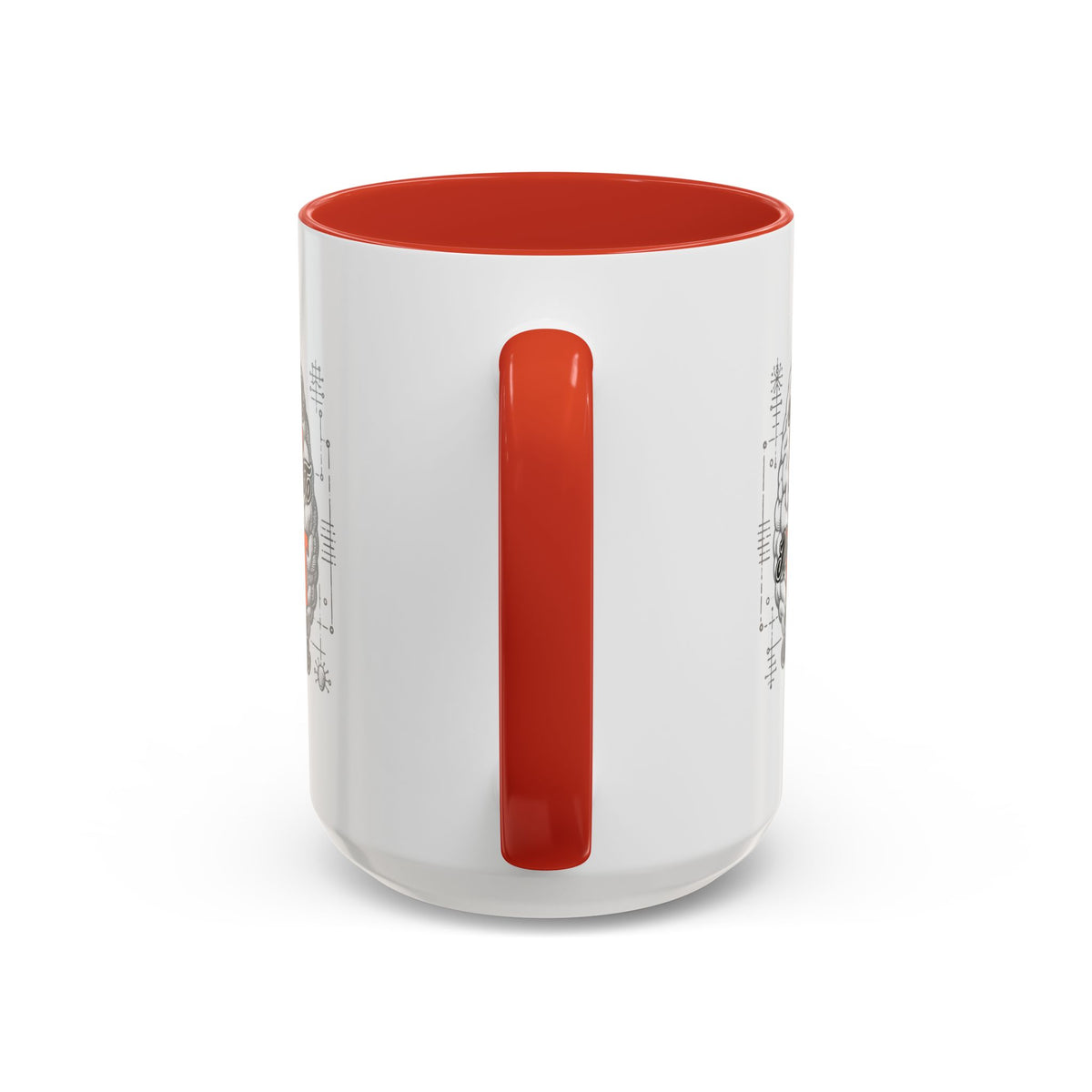 Taza de café con acento: "Aprende a pensar, no qué pensar", taza con frase inspiradora
