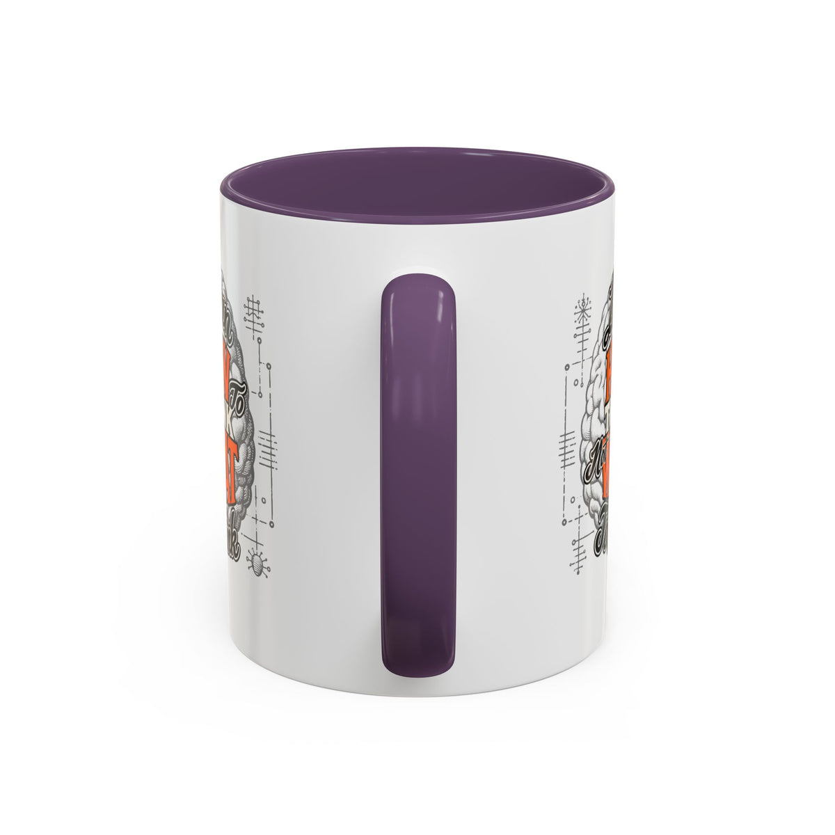 Taza de café con acento: "Aprende a pensar, no qué pensar", taza con frase inspiradora