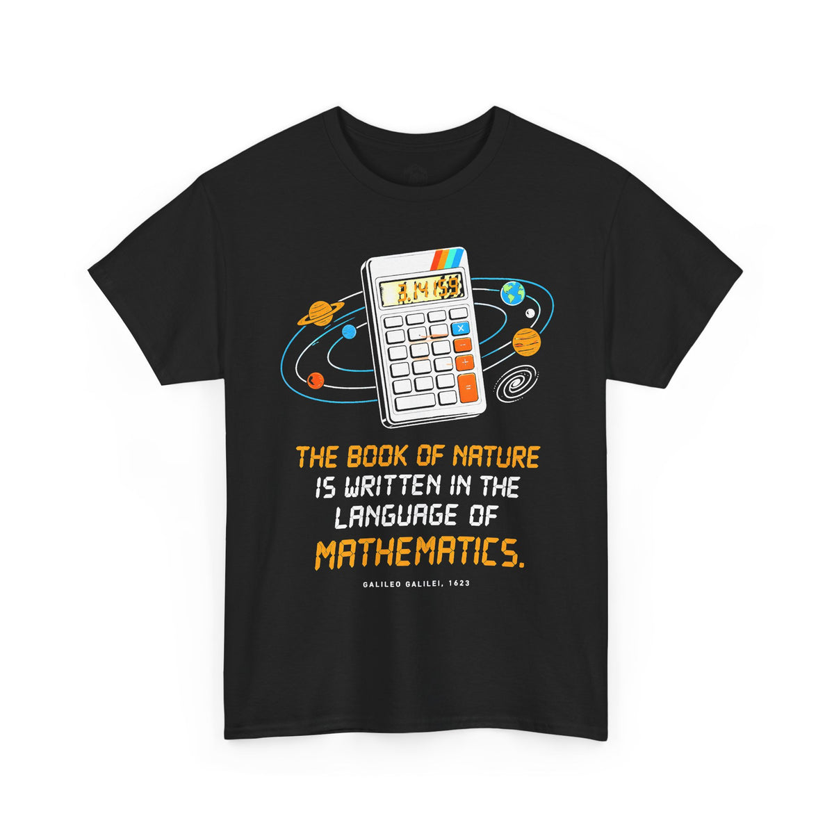 Galileo Language of Mathematics T-shirt – Donkey Talk graphic tee