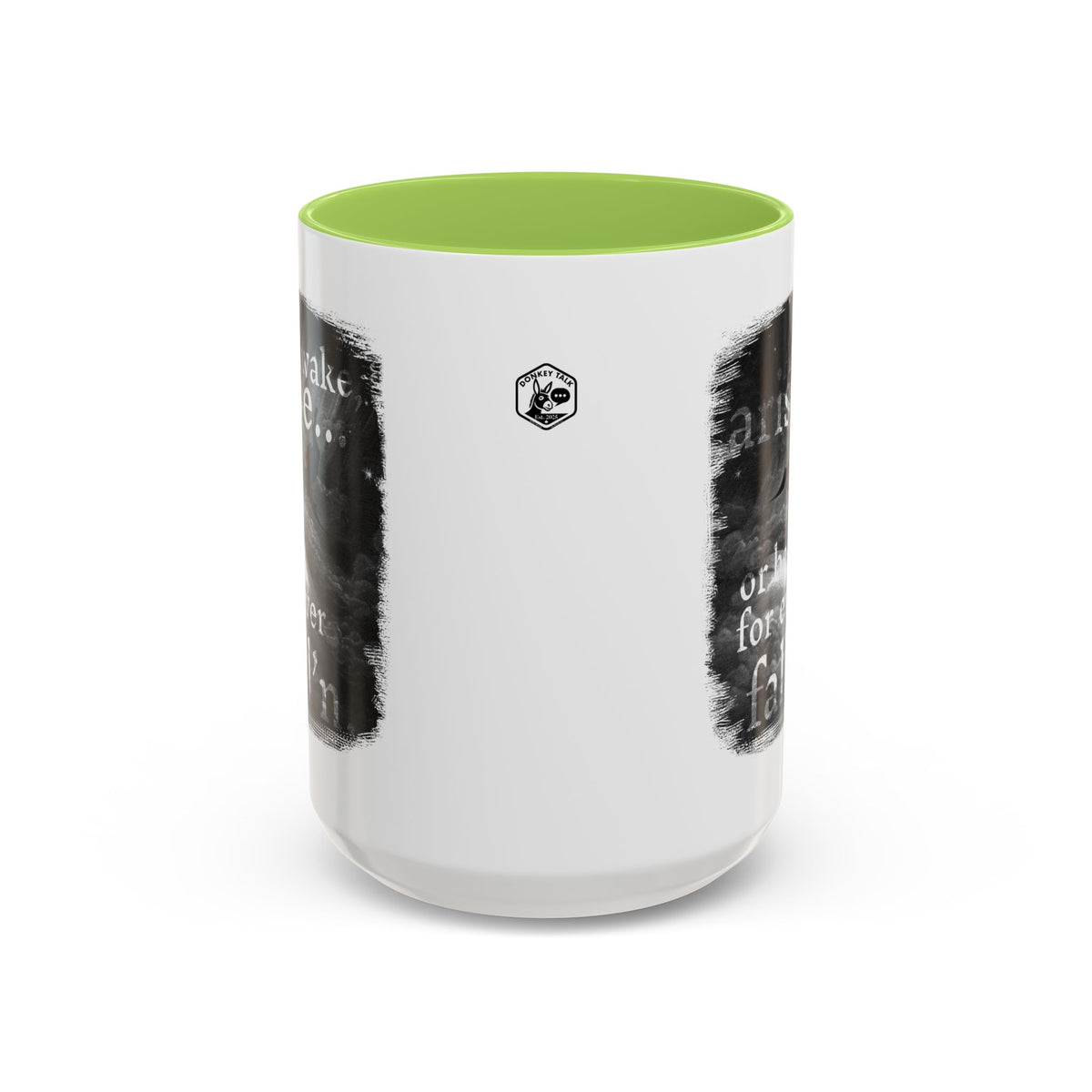 Awake Arise or Be Forever Fall'n gothic coffee mug – Donkey Talk ceramic mug