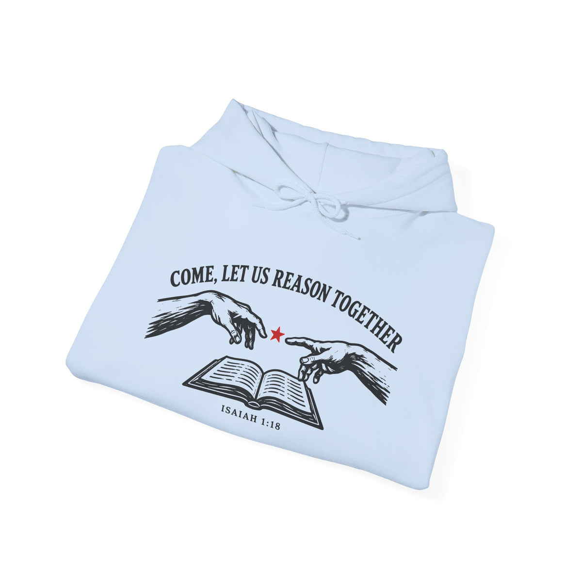 Come, Let Us Reason Together hoodie - Donkey Talk faith and reason unisex hoodie