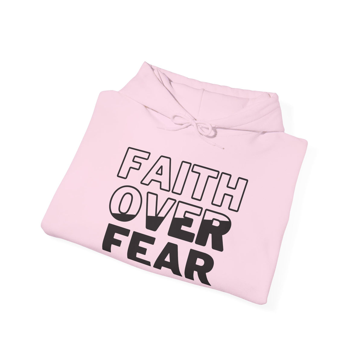 Faith Over Fear Unisex Hooded Sweatshirt | Comfortable & Inspirational Hoodie for Everyday Wear
