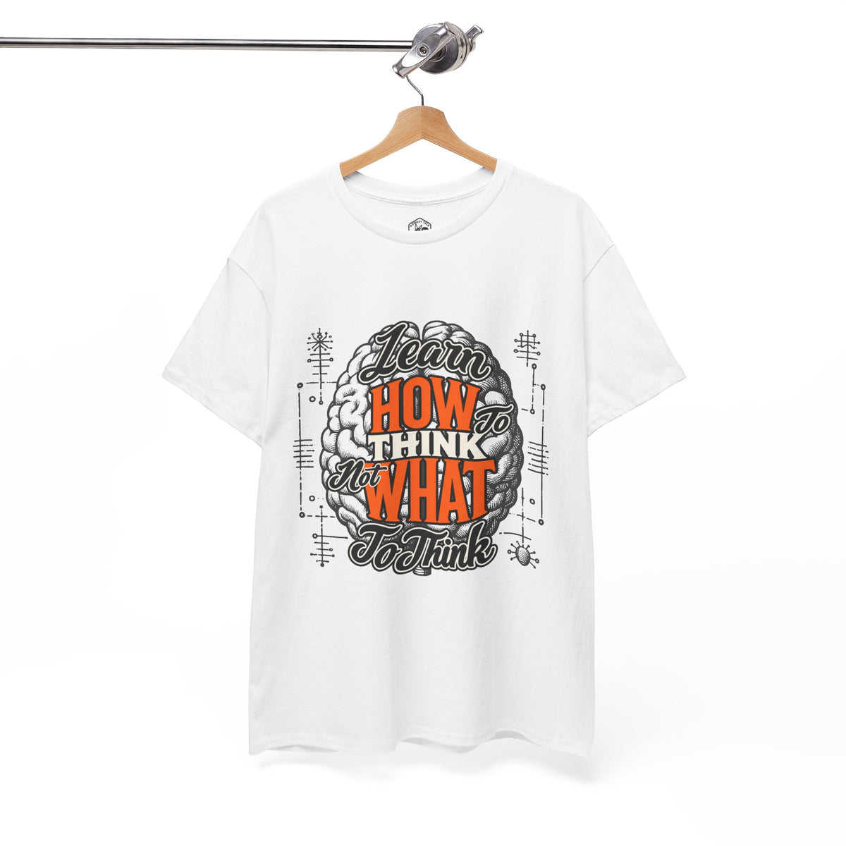 Camiseta motivacional "Aprende a pensar" | Camiseta gráfica