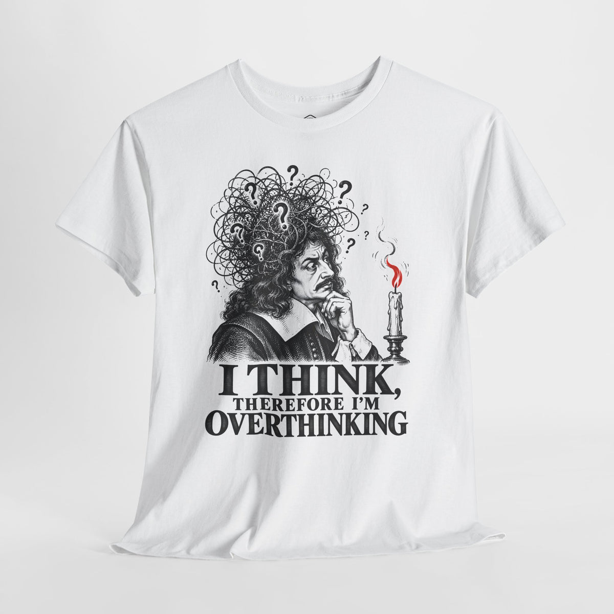 I Think, Therefore I'm Overthinking - Donkey Talk faith and reason unisex T-shirt