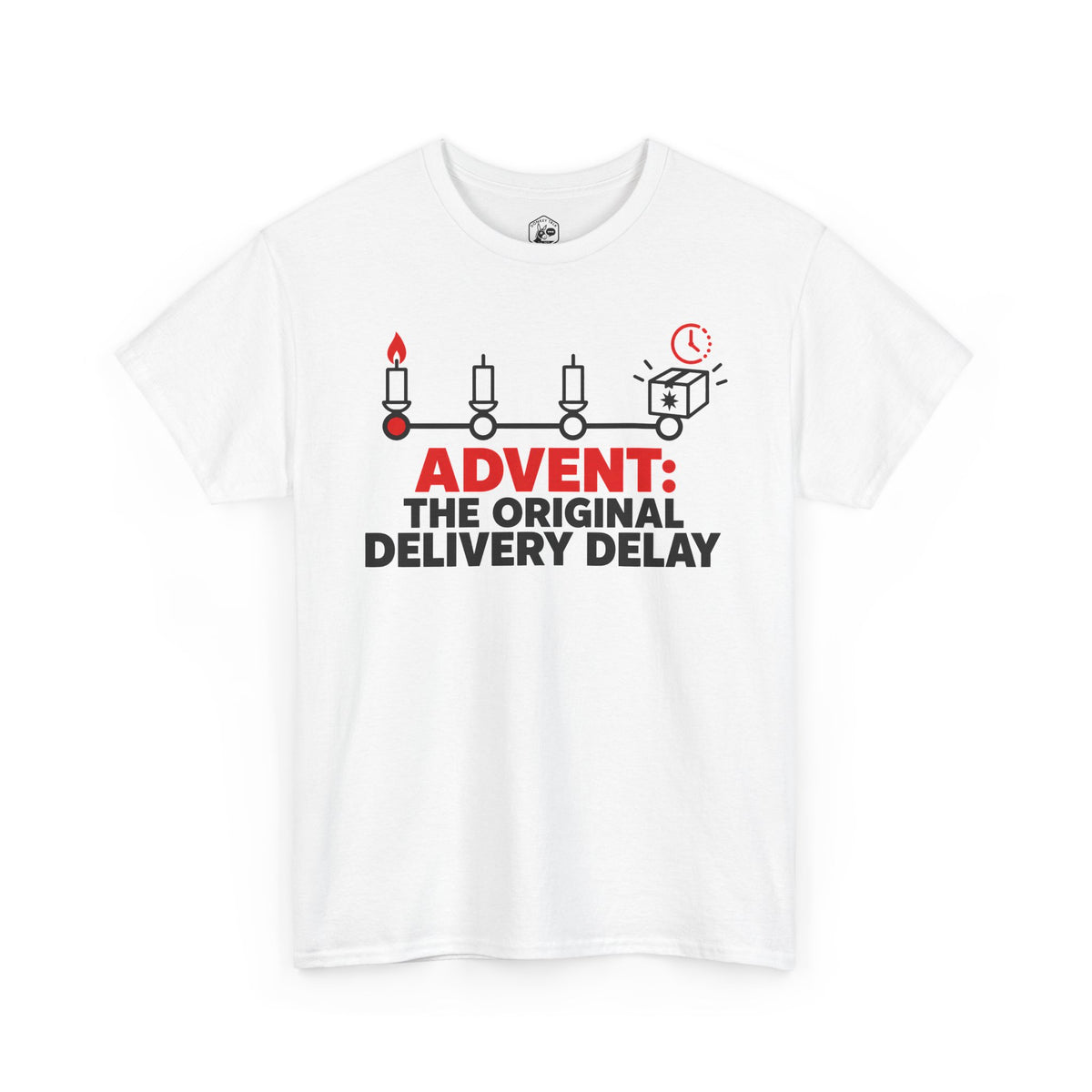 Advent The Original Delivery Delay T-shirt – Donkey Talk graphic tee