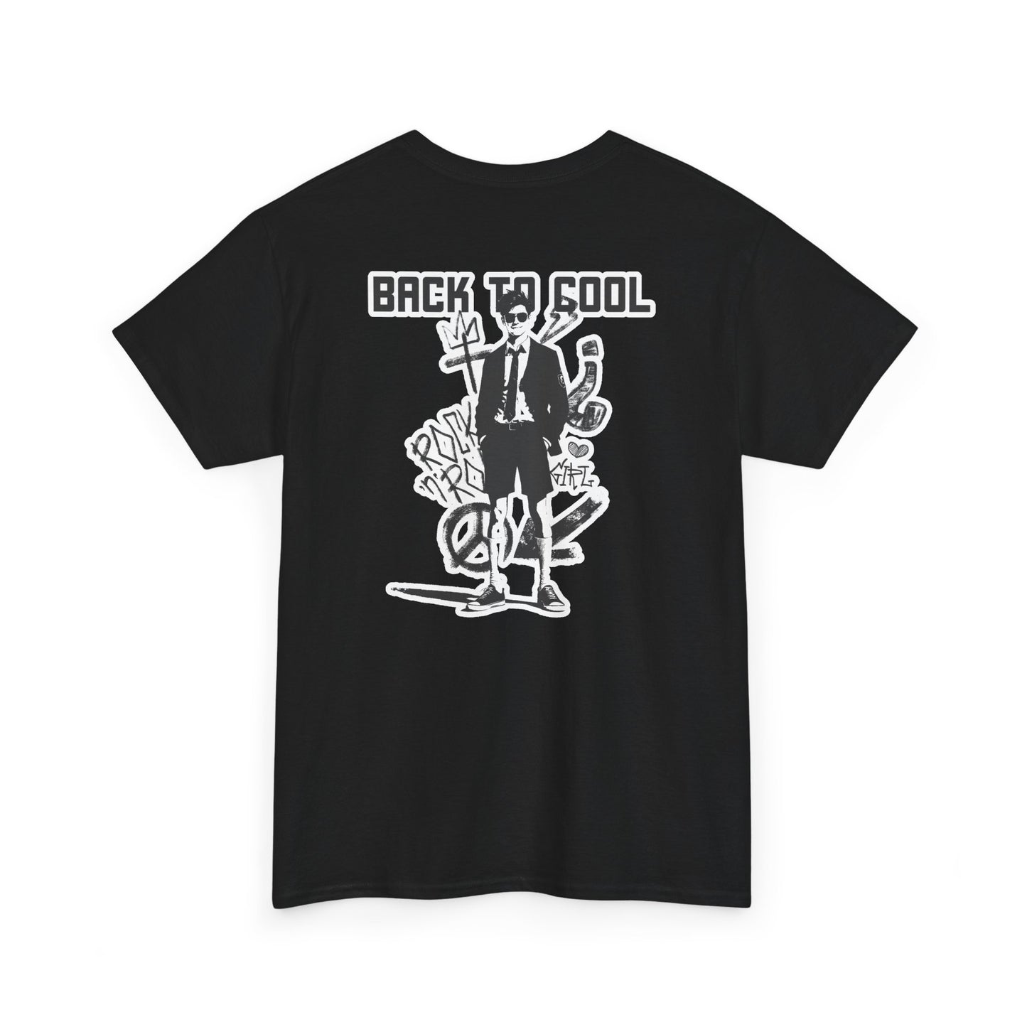 Back To Cool Blason Graphic Tee | Unisex Heavy Cotton T-Shirt
