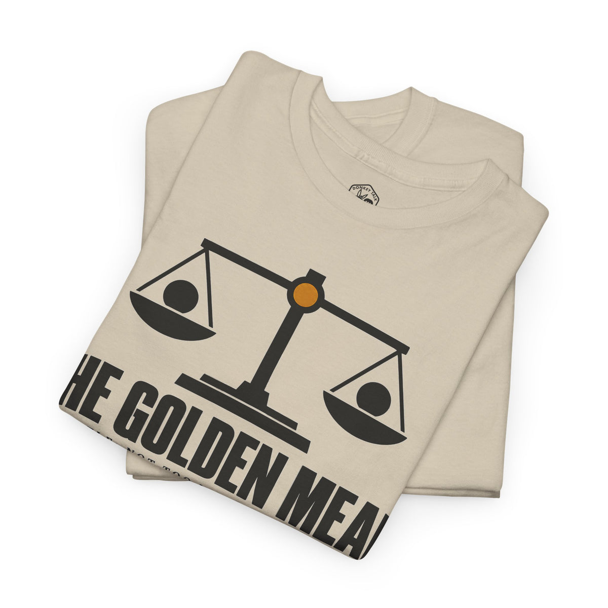 The Golden Mean Aristotle T-shirt – Donkey Talk graphic tee
