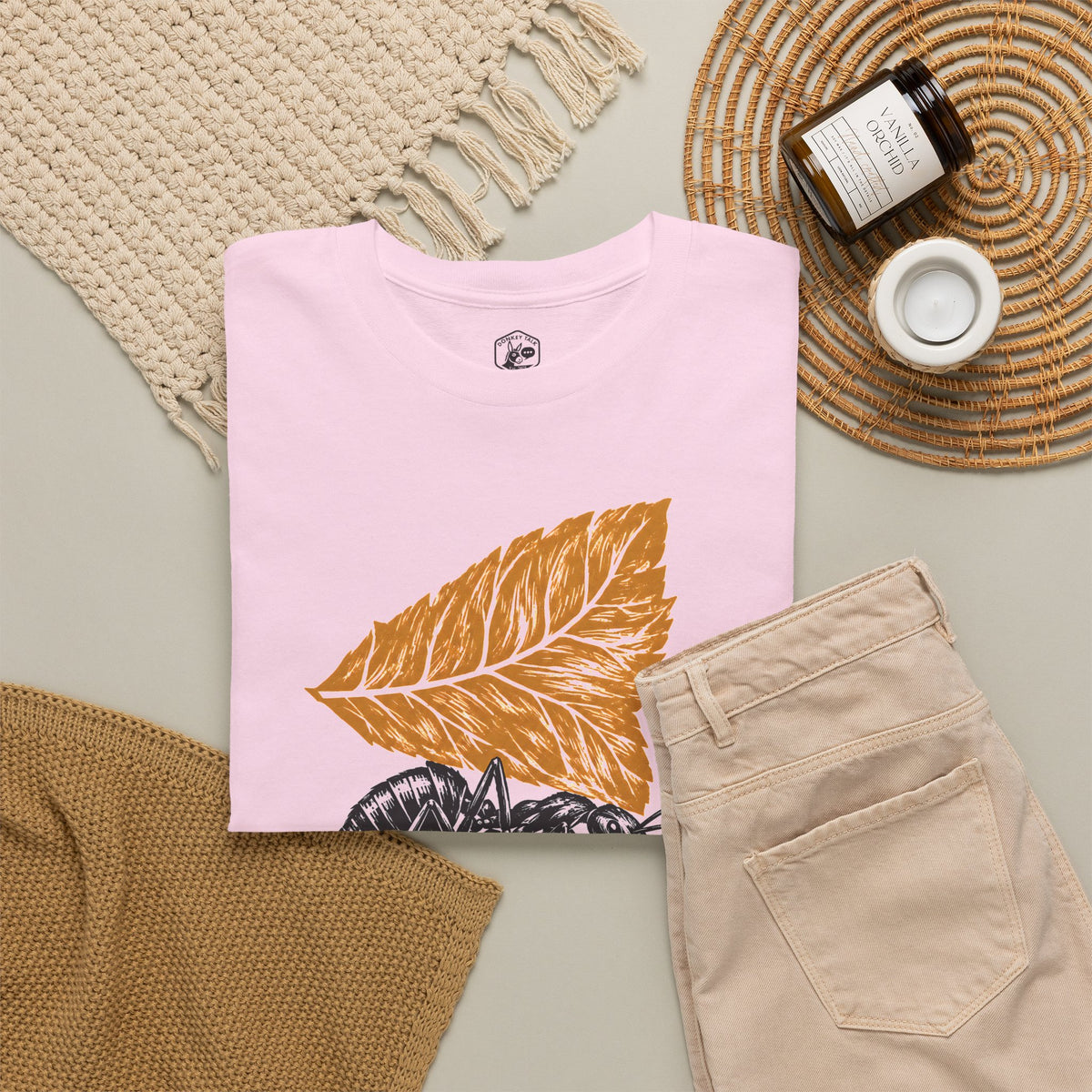 Consider Her Ways Ant Linocut T-shirt – Donkey Talk graphic tee