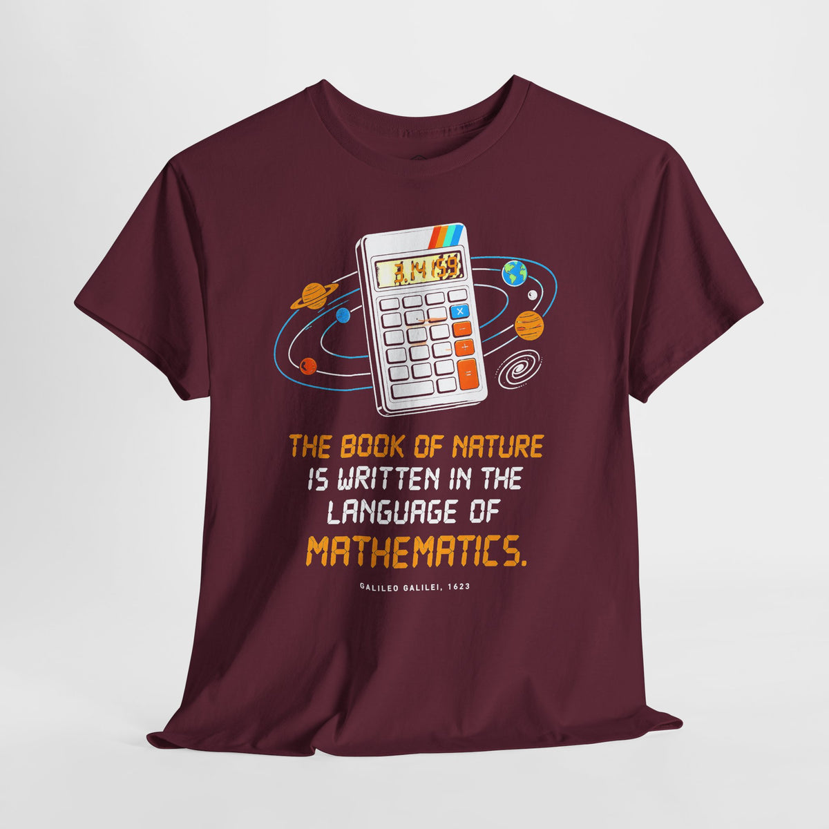 Galileo Language of Mathematics T-shirt – Donkey Talk graphic tee