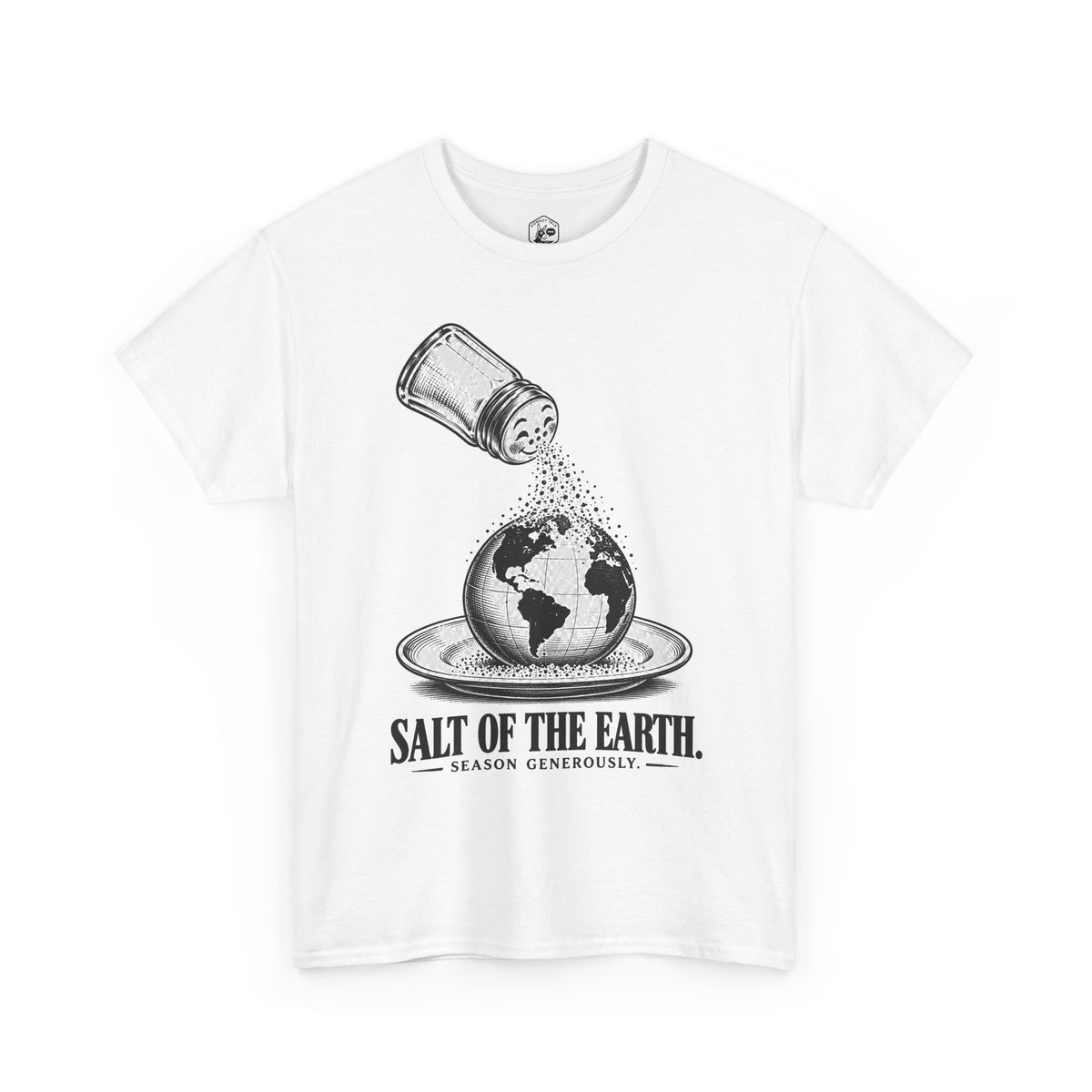 Salt of the Earth Season Generously T-shirt – Donkey Talk graphic tee