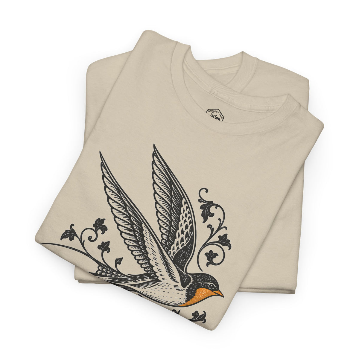 Swallow Bestiary T-shirt – Donkey Talk graphic tee