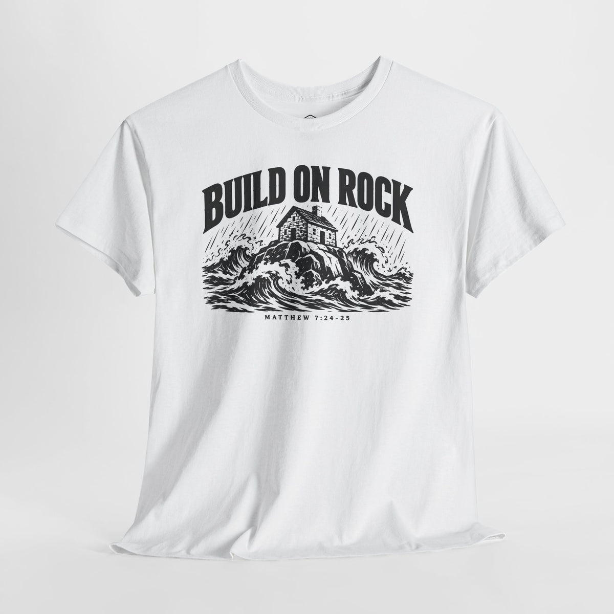 Build on Rock T-shirt – Donkey Talk graphic tee