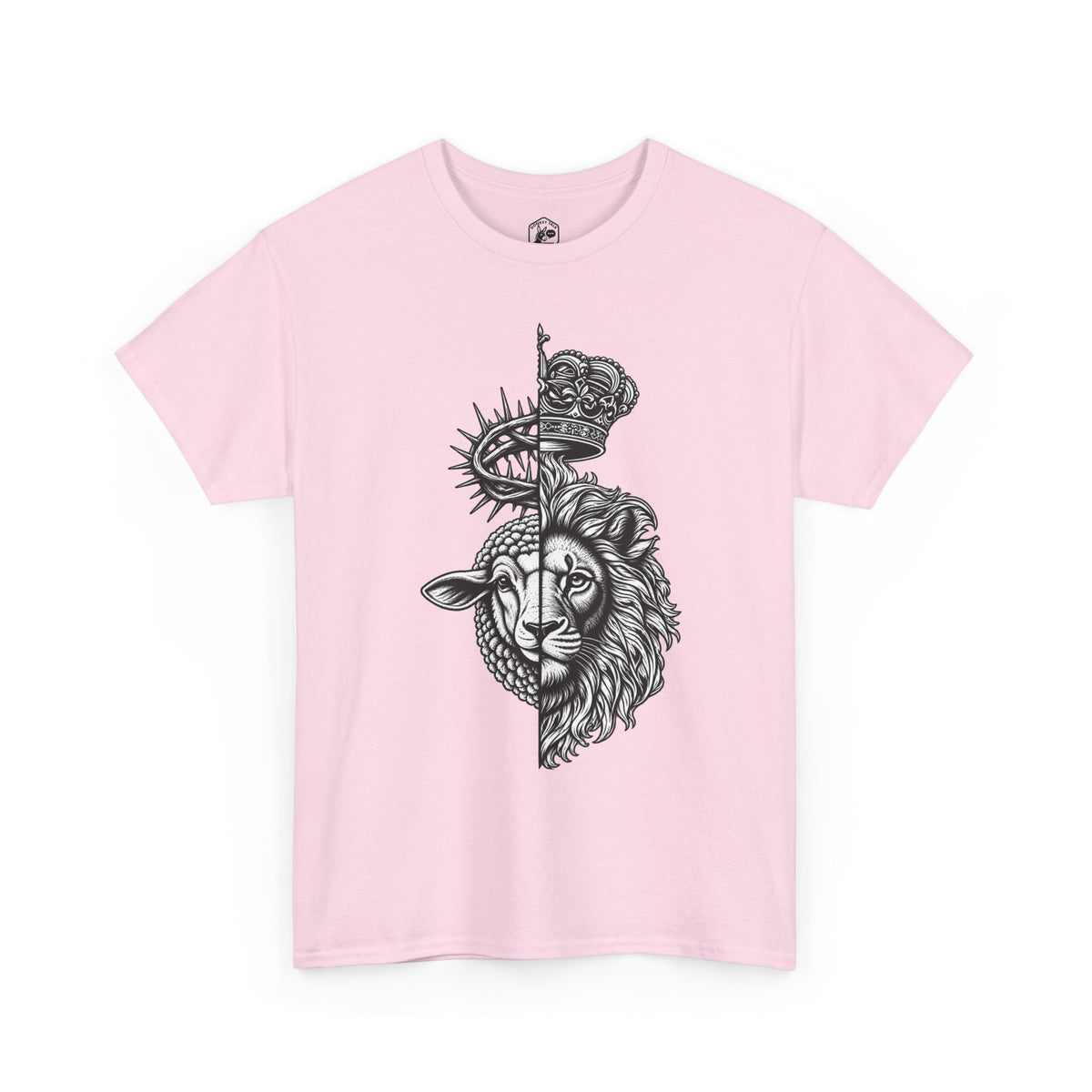 T-shirt chrétien Lion & Agneau | T-shirt graphique de foi audacieuse