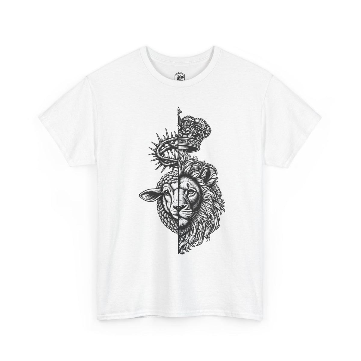 T-shirt chrétien Lion & Agneau | T-shirt graphique de foi audacieuse
